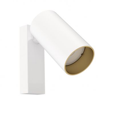 MONO KINKIET I WHITE/GOLD Z PRZEWODEM (7773)